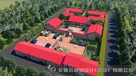 赤峰民俗小镇景观动画_前岗台民俗村