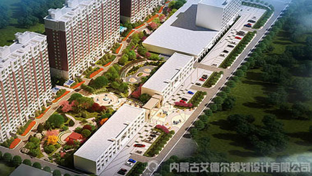 包头小区景观全景动画设计_上元名府