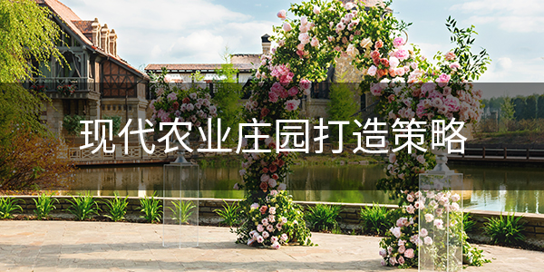7、 现代农业庄园打造策略